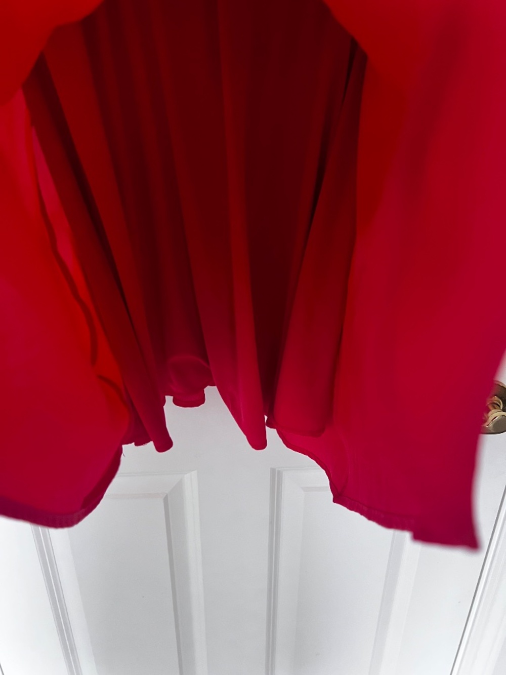 Lush Red Wrap Dress NWT Size M Nordstrom Flowy Sleeveless - Picture 6 of 7